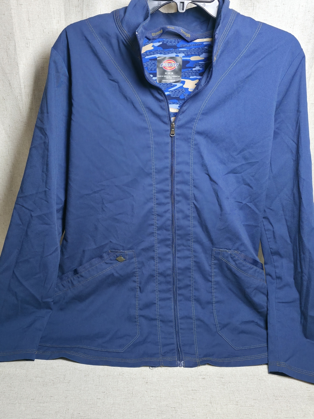 Dickies Men's Navy Zip-Front Lightweight Jacket